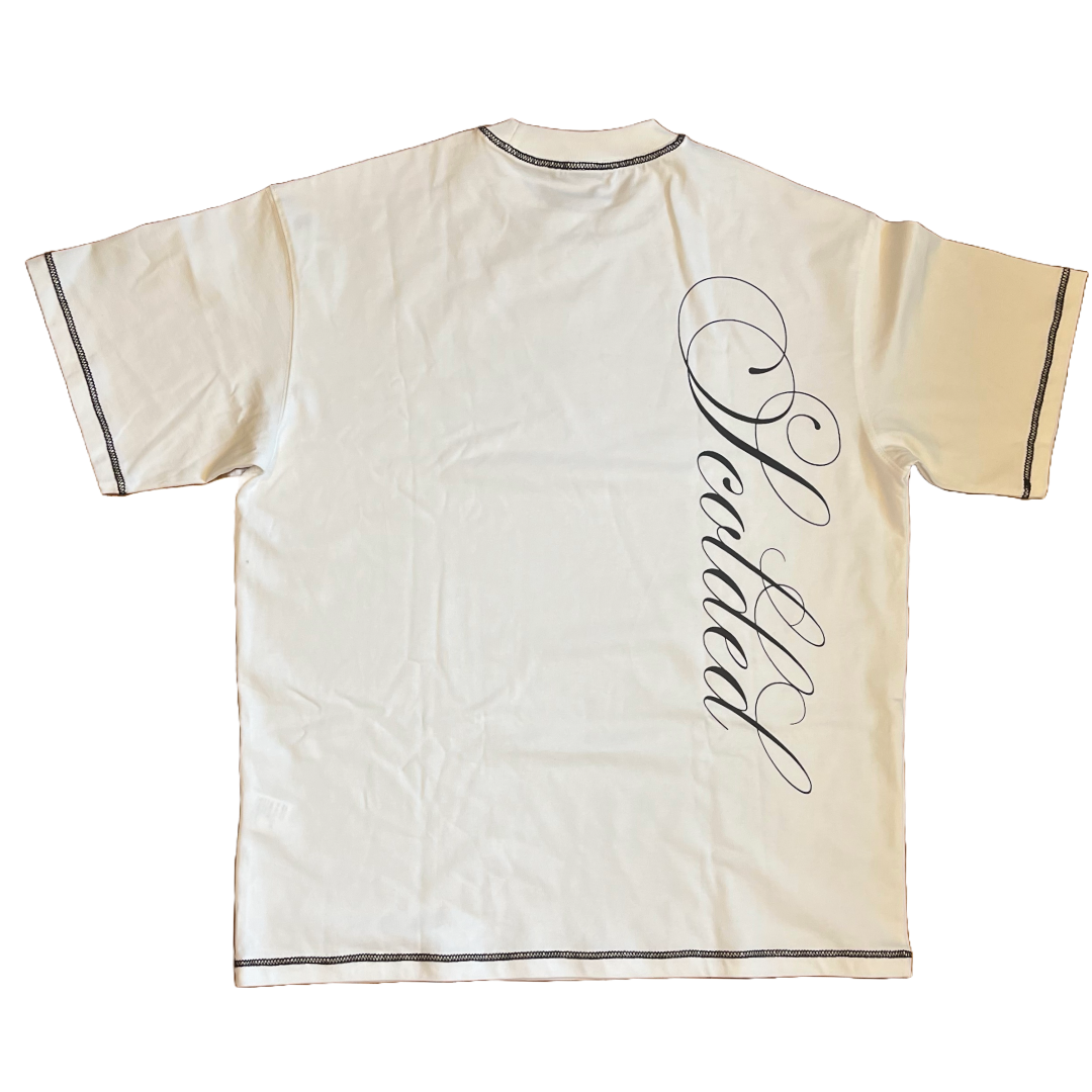 'White' Oversized Smooth Tee