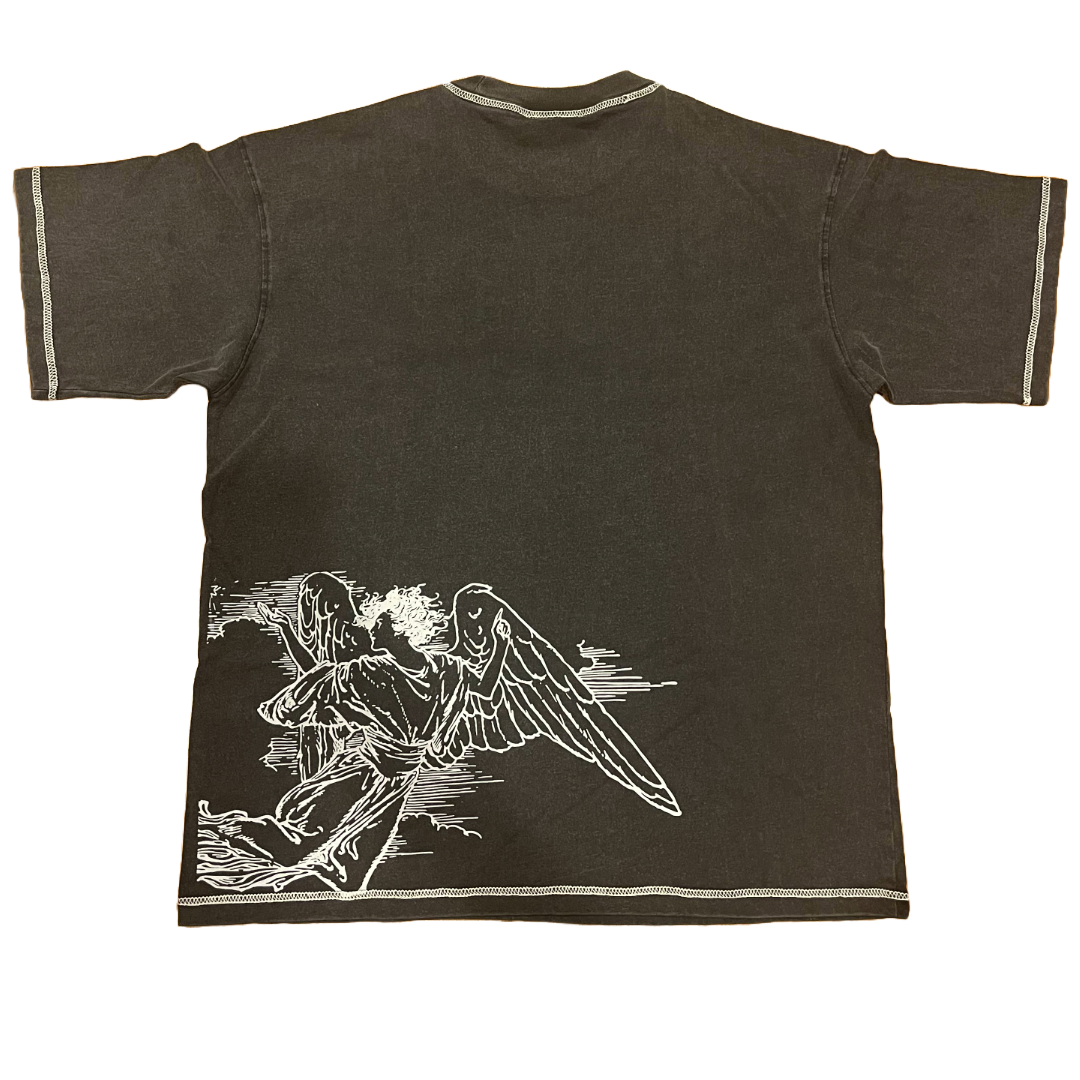 'Faded Ash' Oversized Tee