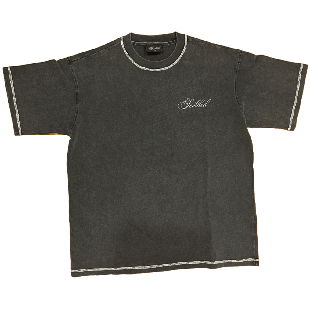 'Faded Ash' Oversized Tee