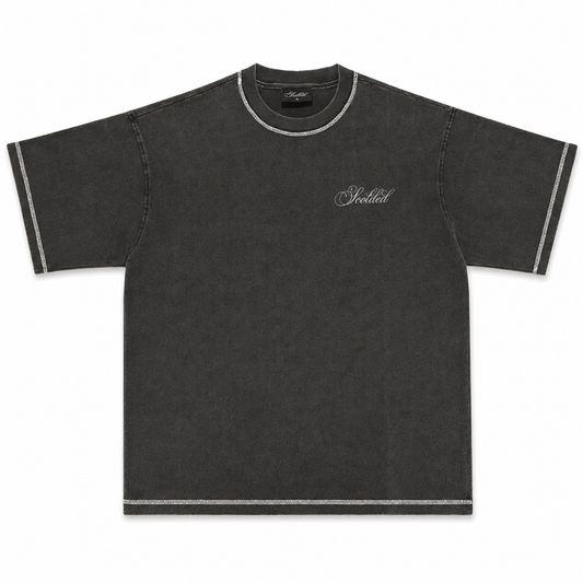 'Faded Ash' Oversized Tee
