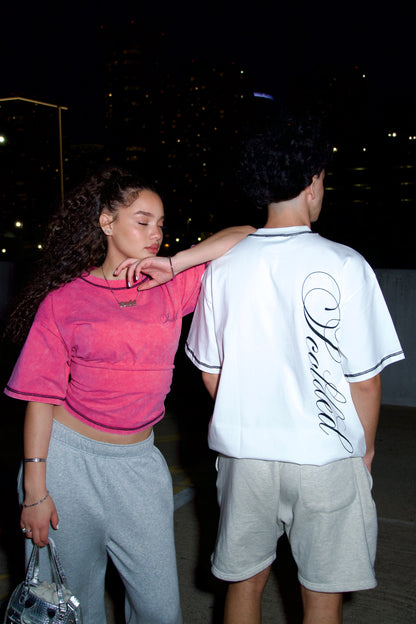'White' Oversized Smooth Tee