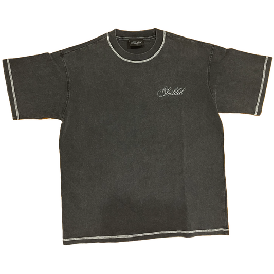 'Faded Ash' Oversized Tee